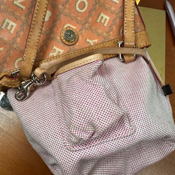 Dooney & Bourke Orange and Tan Shoulder Bag - Picture 14 of 14